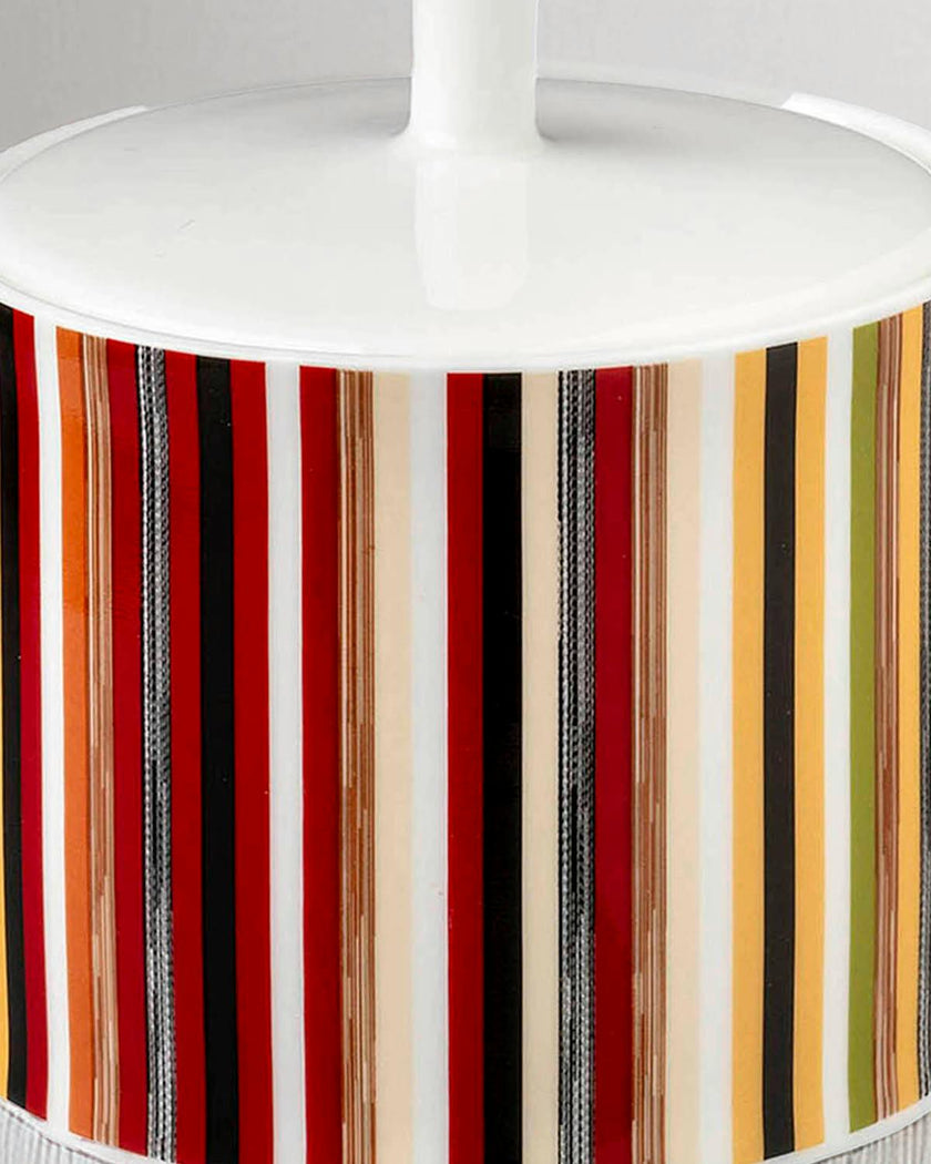 Sugar Pot STRIPES JENKINS 148 - Ø 8,6 x H. 9 Cm