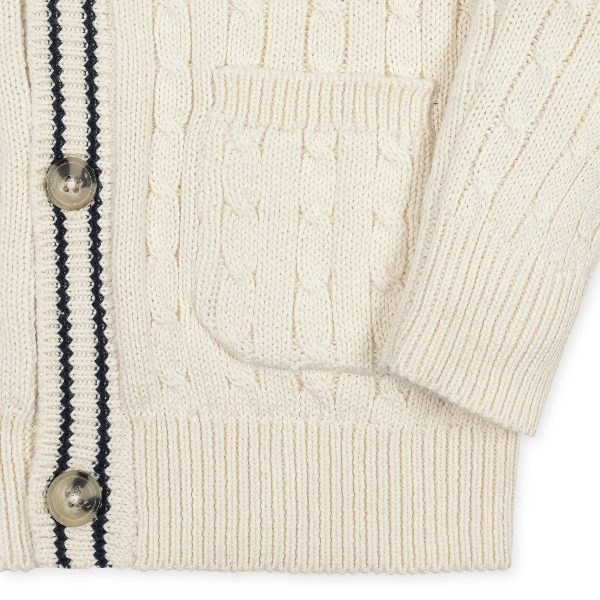 Organic Cable Cardigan