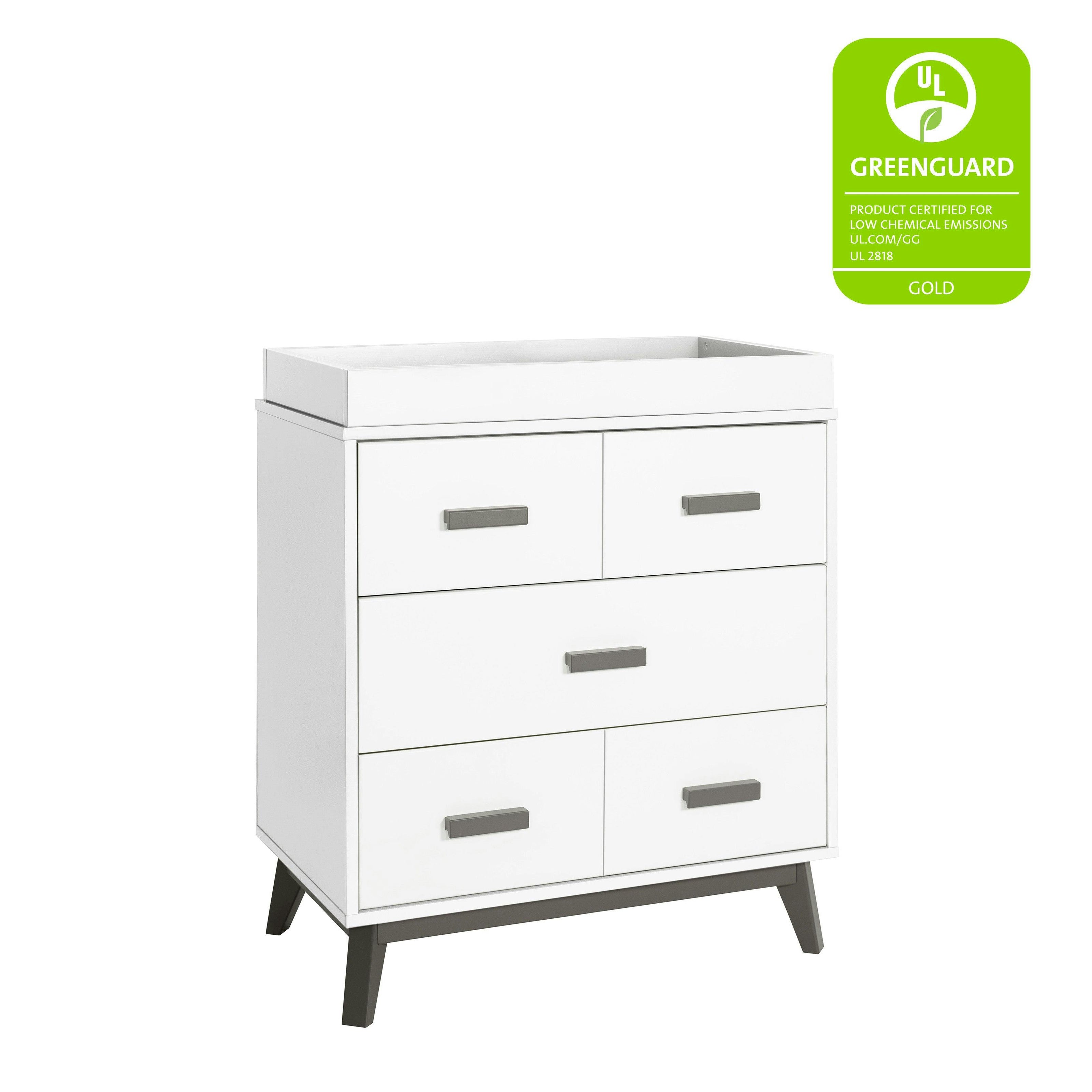 Babyletto Scoot 3-Drawer Changer Dresser with Removable Changing Tray