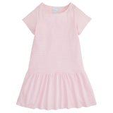 Kari T-Shirt Dress - Light Pink Stripe