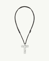 Grande Monogram Necklace in Silver
