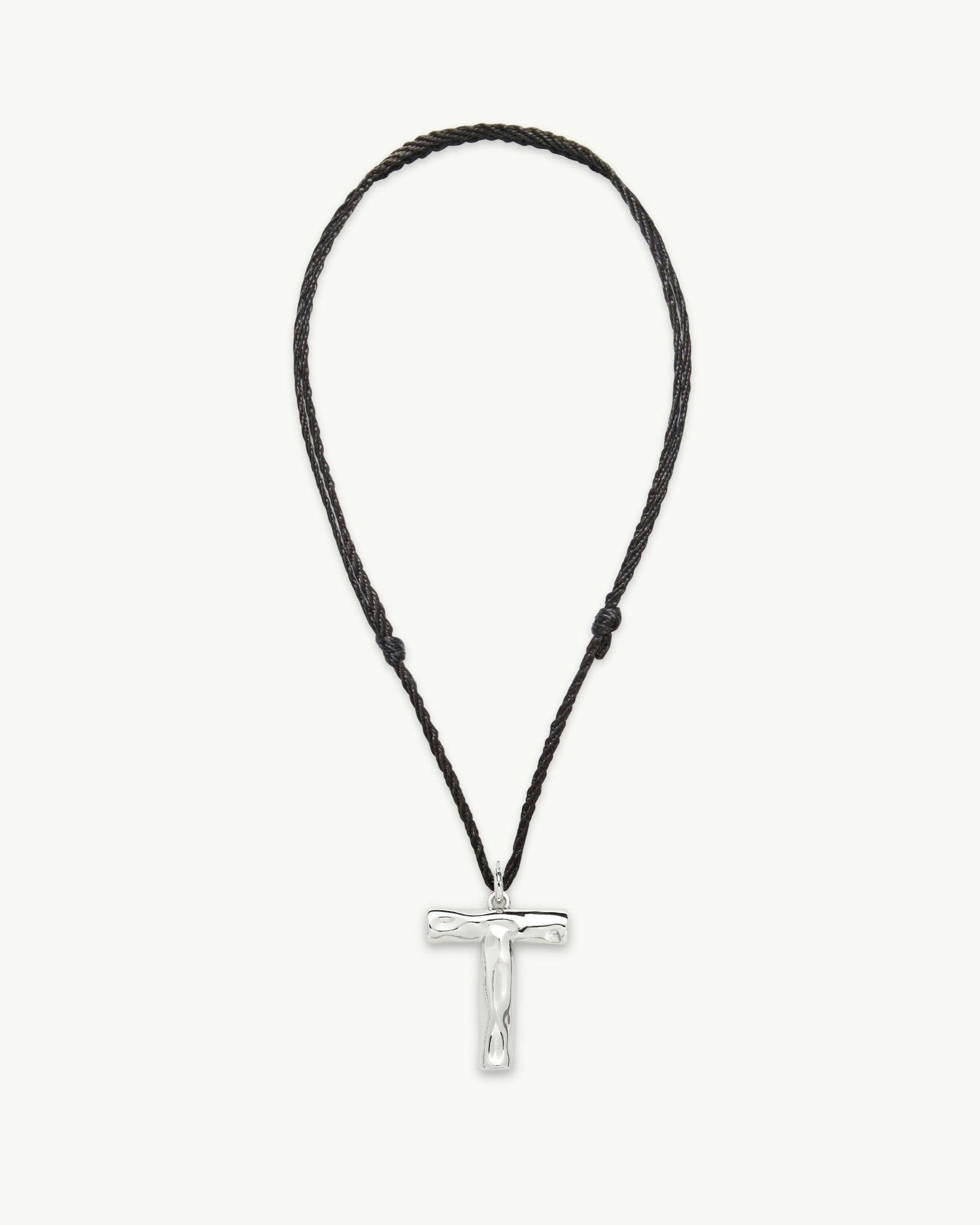 Grande Monogram Necklace in Silver