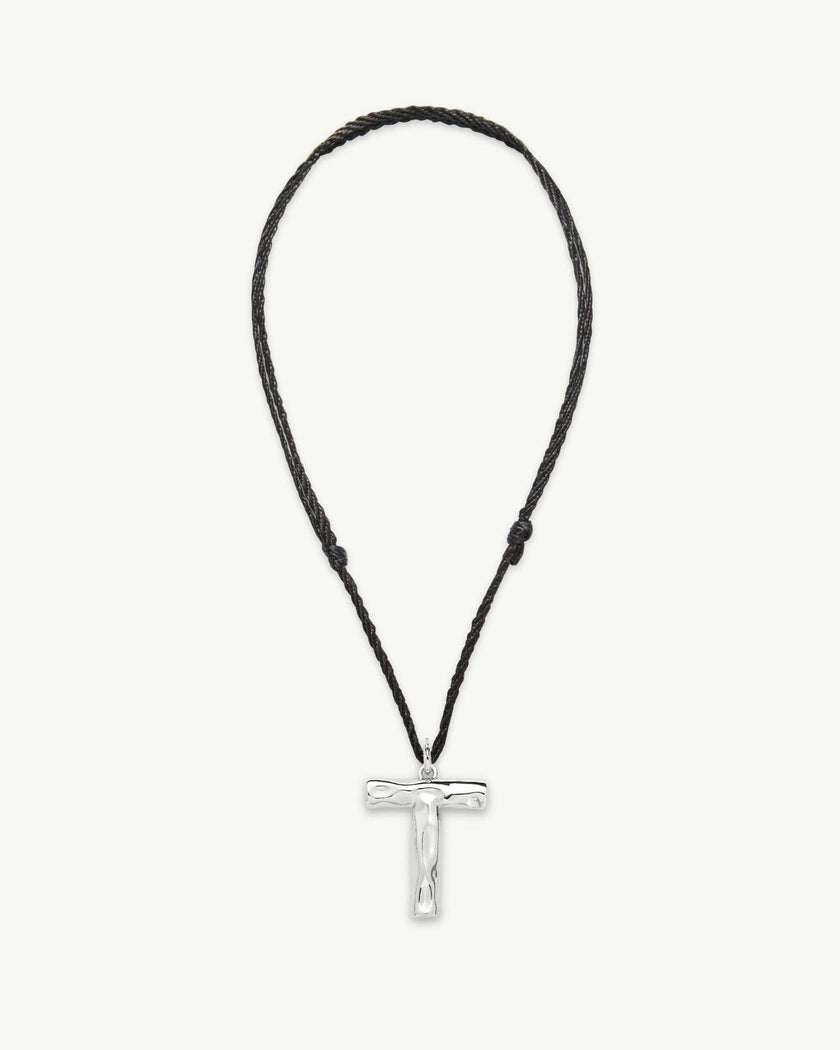 Grande Monogram Necklace in Silver