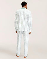 Men's Twill Pajama Set in Fairway Stripe
