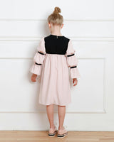 Bella dress (pink without golden embroidery blooms)