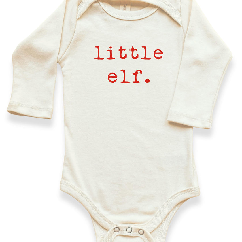 Little Elf Organic Baby Bodysuit Long Sleeve