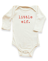 Little Elf Organic Baby Bodysuit Long Sleeve