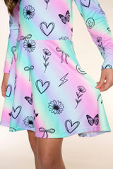 Simply Soft Long Sleeve Skater Dress
