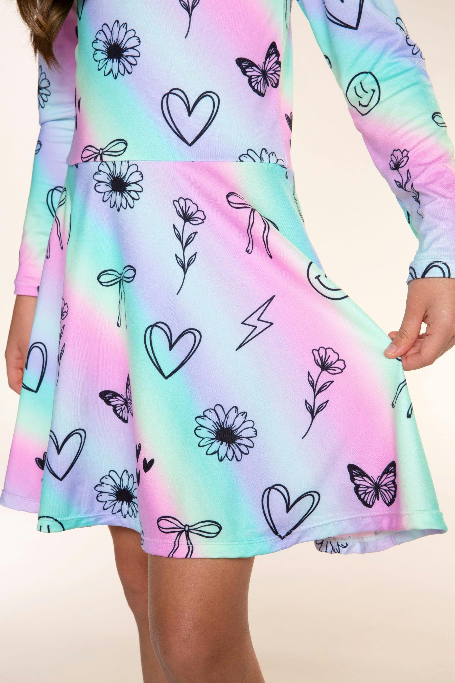 Simply Soft Long Sleeve Skater Dress