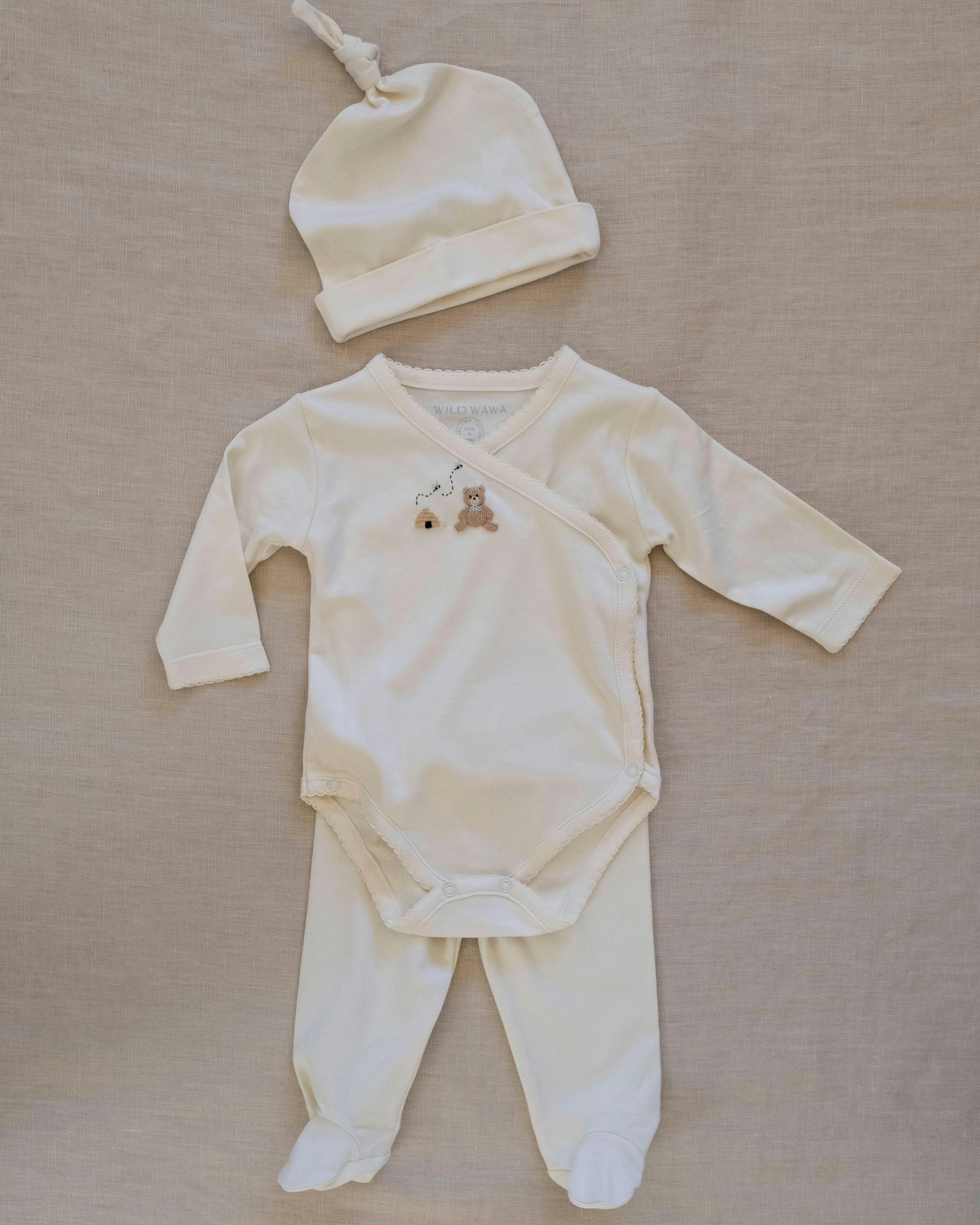 Embroidered Three Piece Set
