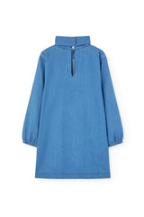 Dusty Blue Dragon Dress