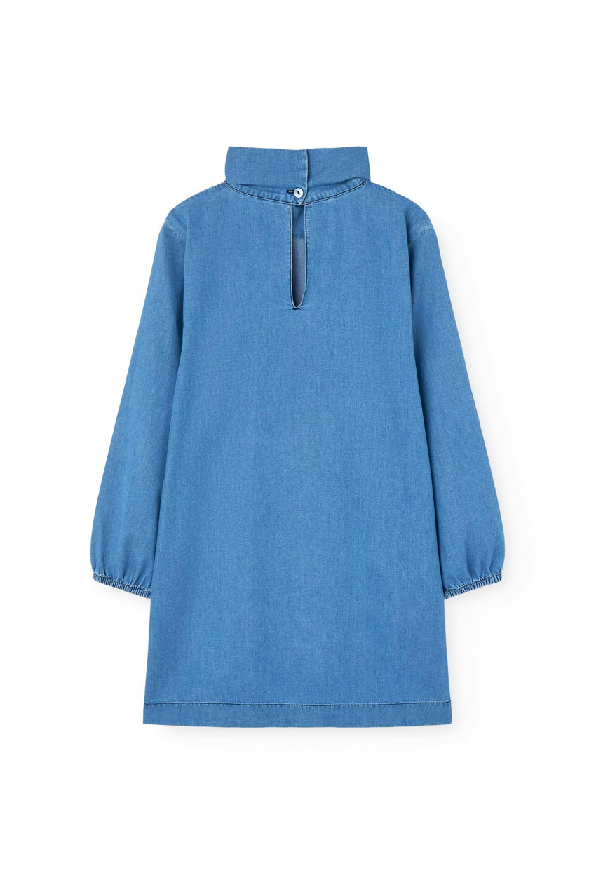 Dusty Blue Dragon Dress