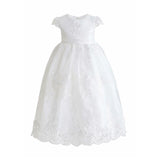White Valina Lace Communion Dress