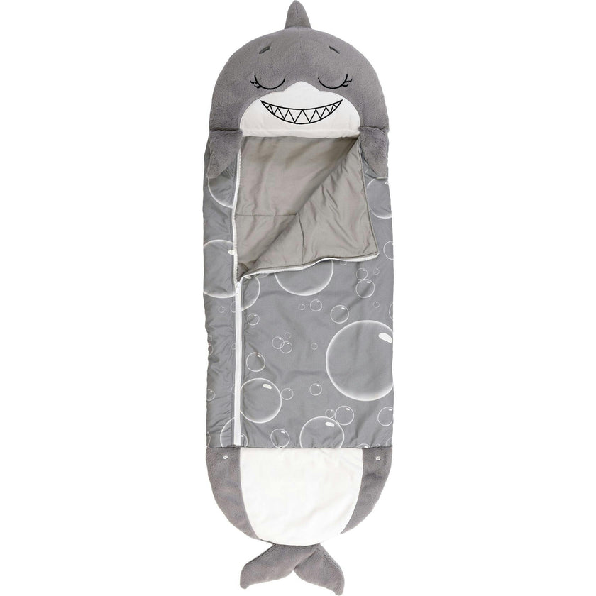 Happy Nappers: Pillow & Sleepy Sack: Med - Grey Shark