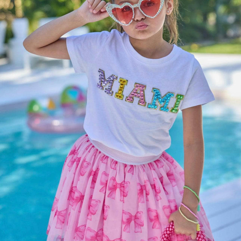 Sweet Pink Bow Skirt