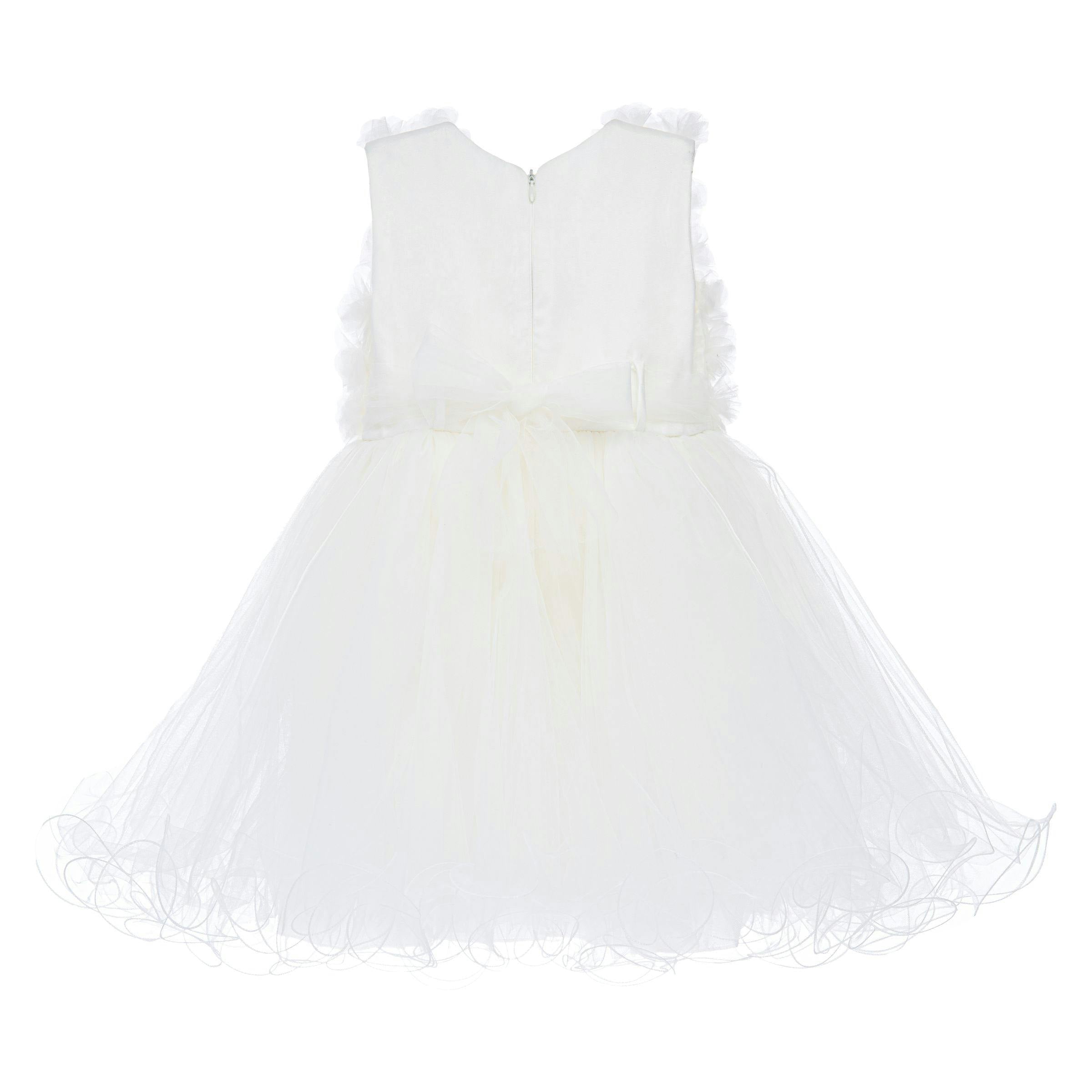 White Cambriana Floral Dress