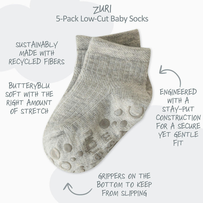 ZURI 5-Pack Baby & Toddler Socks