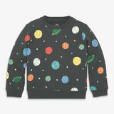 Kids sweatshirt in rainbow galaxy