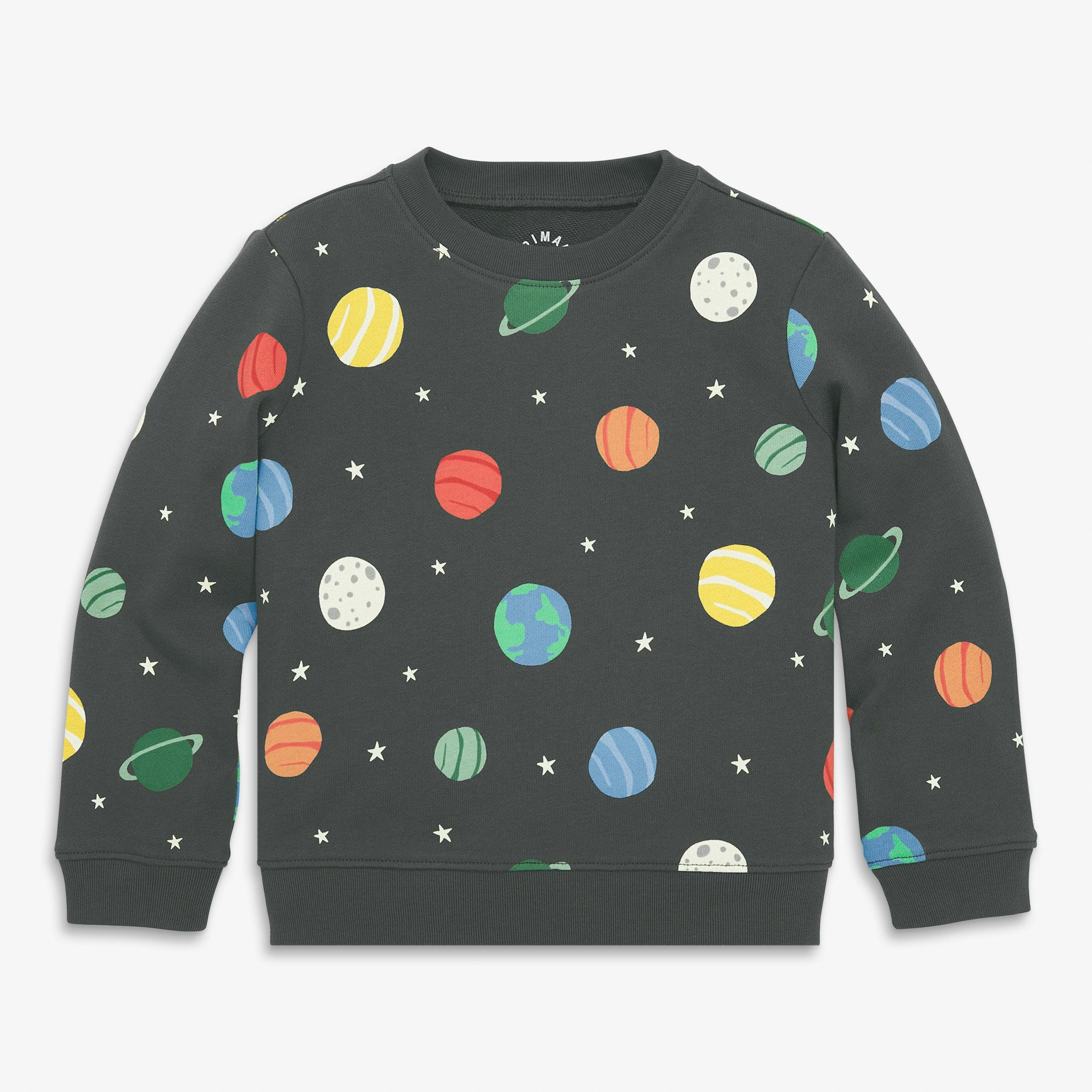 Kids sweatshirt in rainbow galaxy