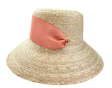 Clematis Bucket Hat (PreOrder Shipping June 15th) - Coral Wide & Short Grosgrain Ribbon