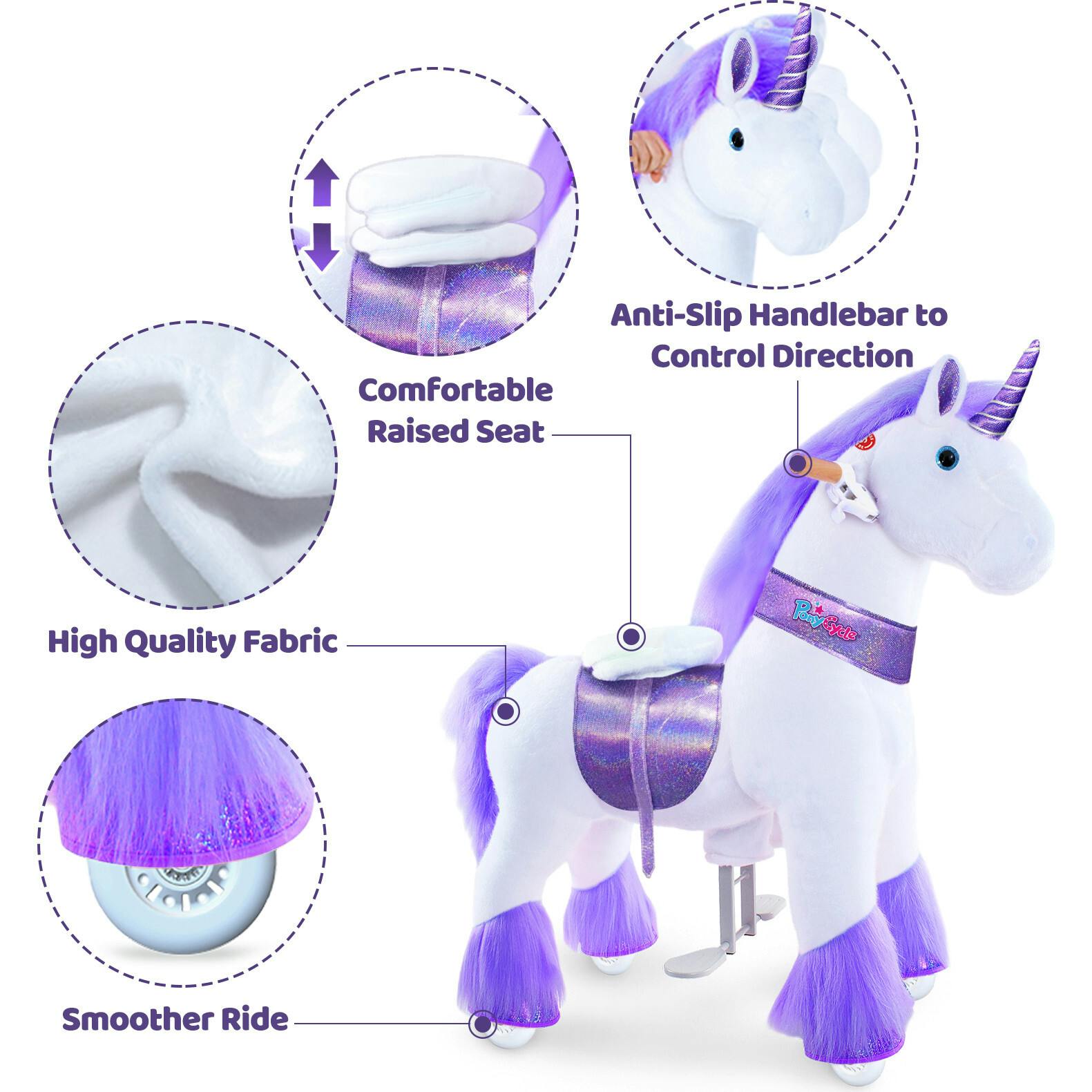 Model U® Unicorn Ride-On Toy Age 3–4 – Purple