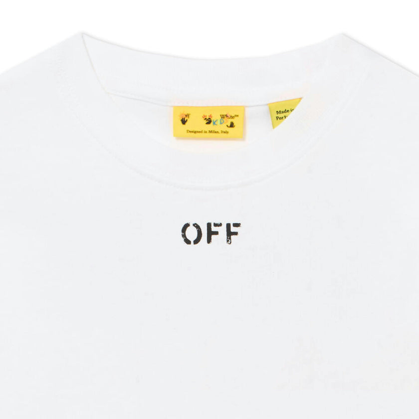 White Diagonal Watercolor T-shirt