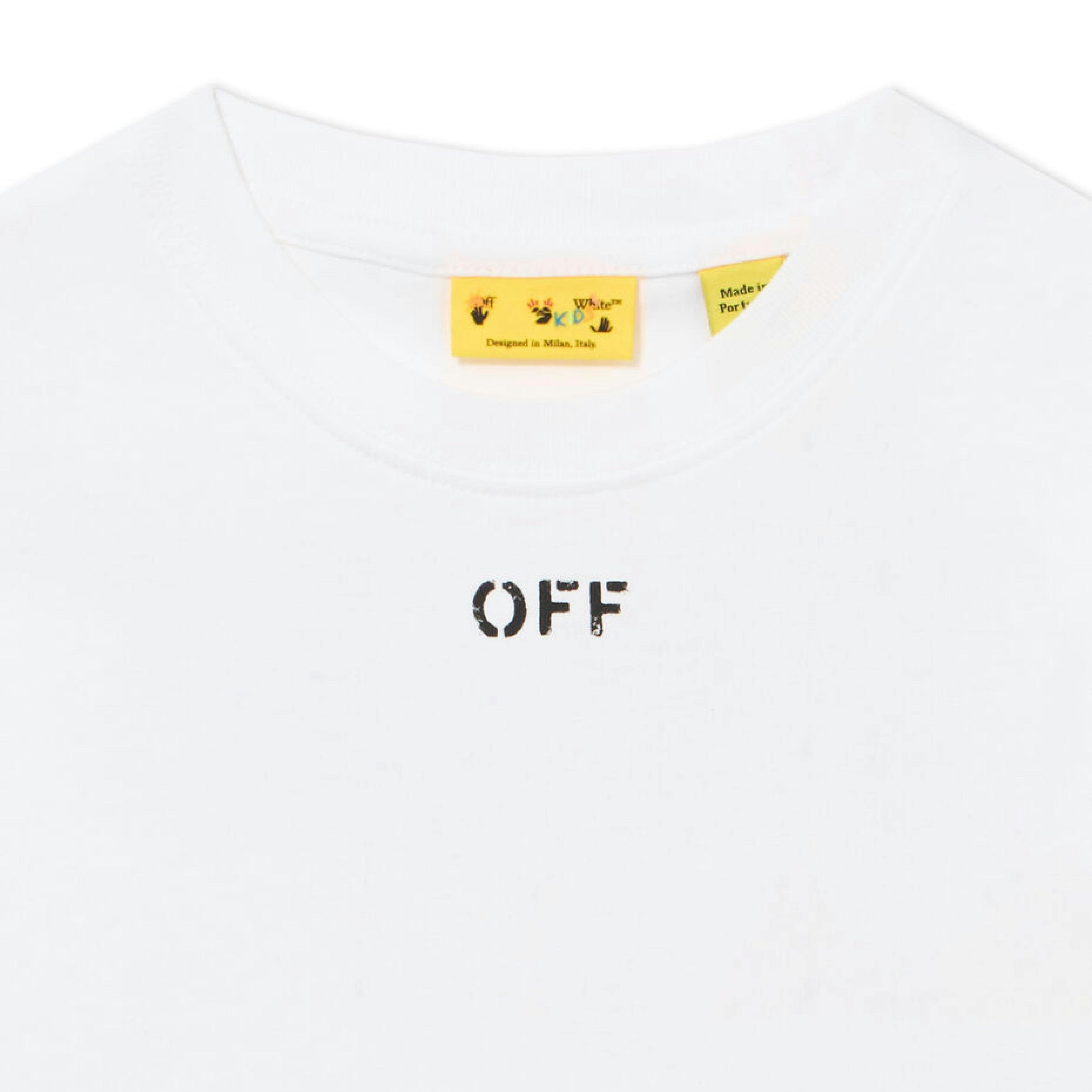 White Diagonal Watercolor T-shirt