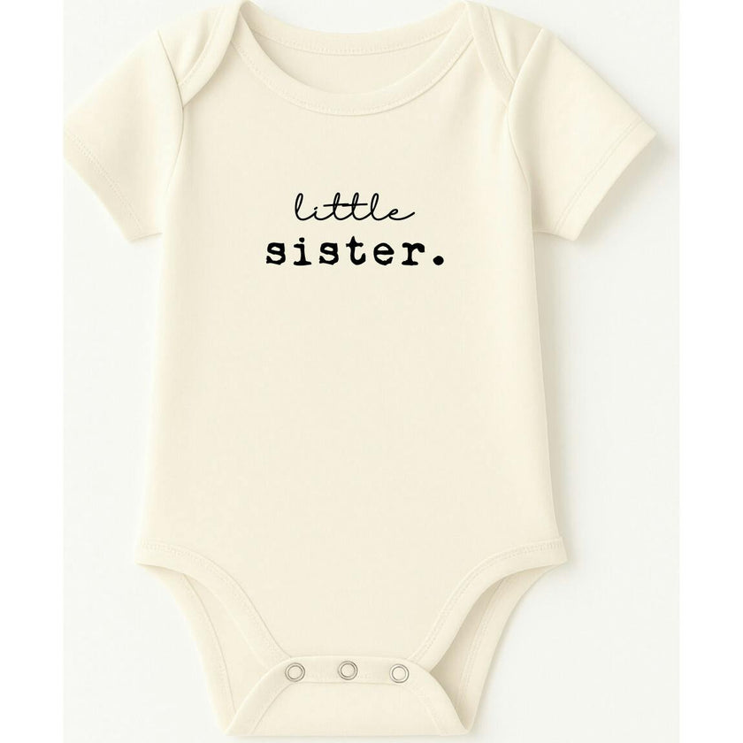 Little Sister Organic Baby Bodysuit