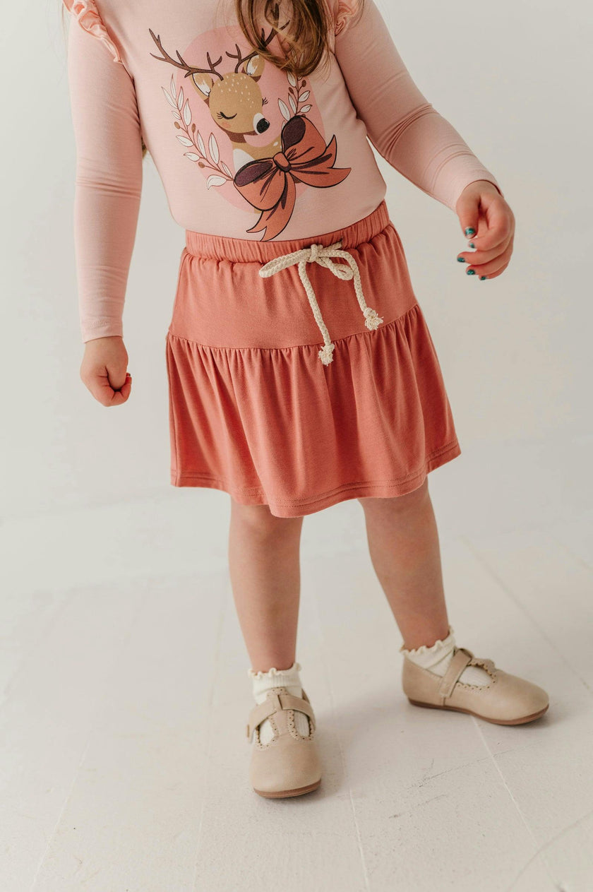 Girls Skort in Holly Dust