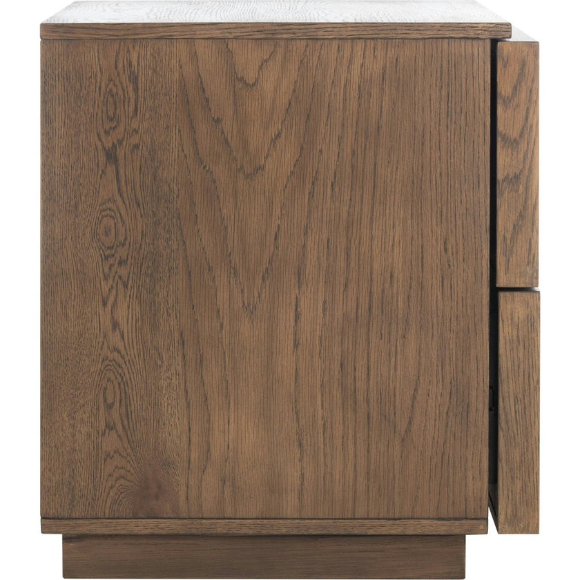 Zeus 2 Drawer Nightstand