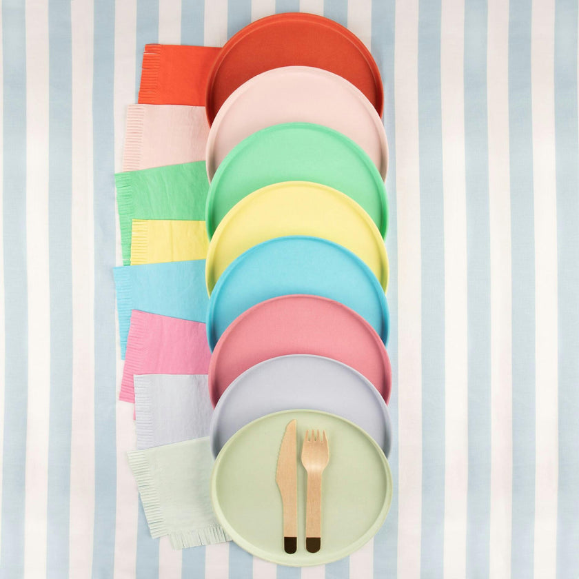 Assorted Bright Large Napkins