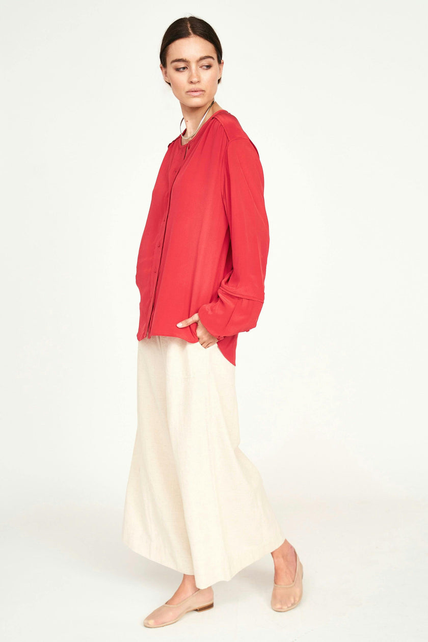 Dakota Blouse in Red