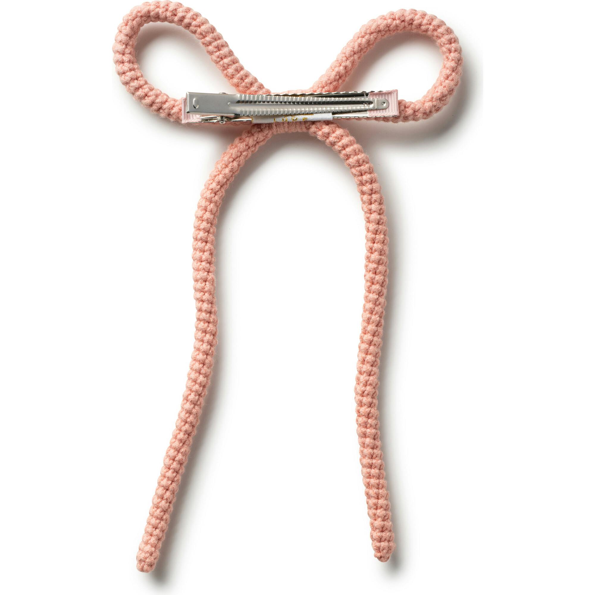 Juliana Textured Knit Long Tail Clip