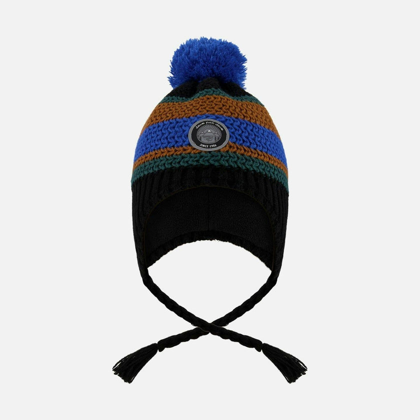 Lined Peruvian Knit Pompom Hat