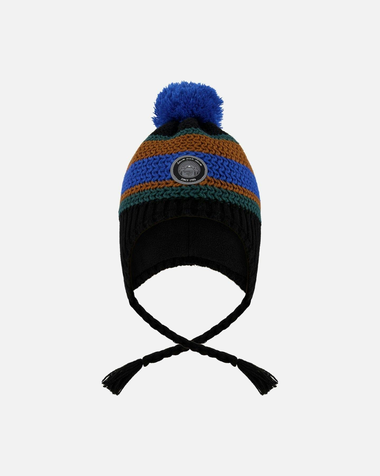 Lined Peruvian Knit Pompom Hat