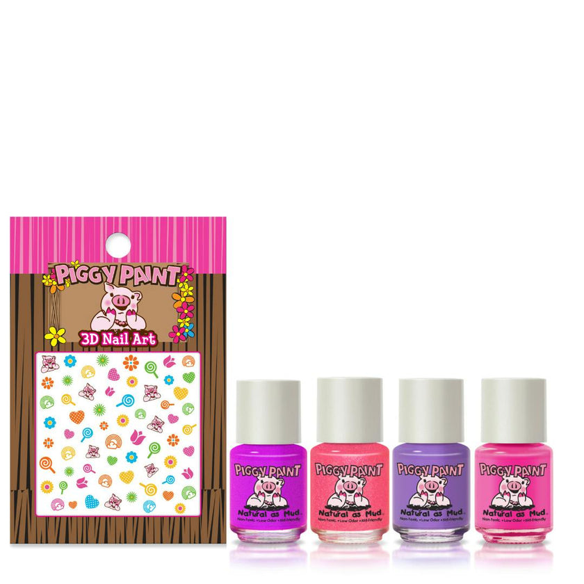 Swirls & Twirls Gift Set - Kids Non-toxic Nail Polish