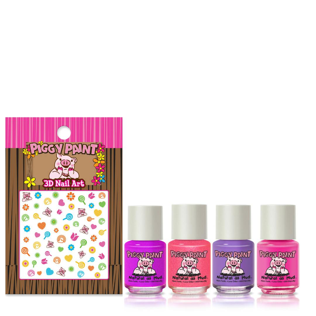 Swirls & Twirls Gift Set - Kids Non-toxic Nail Polish