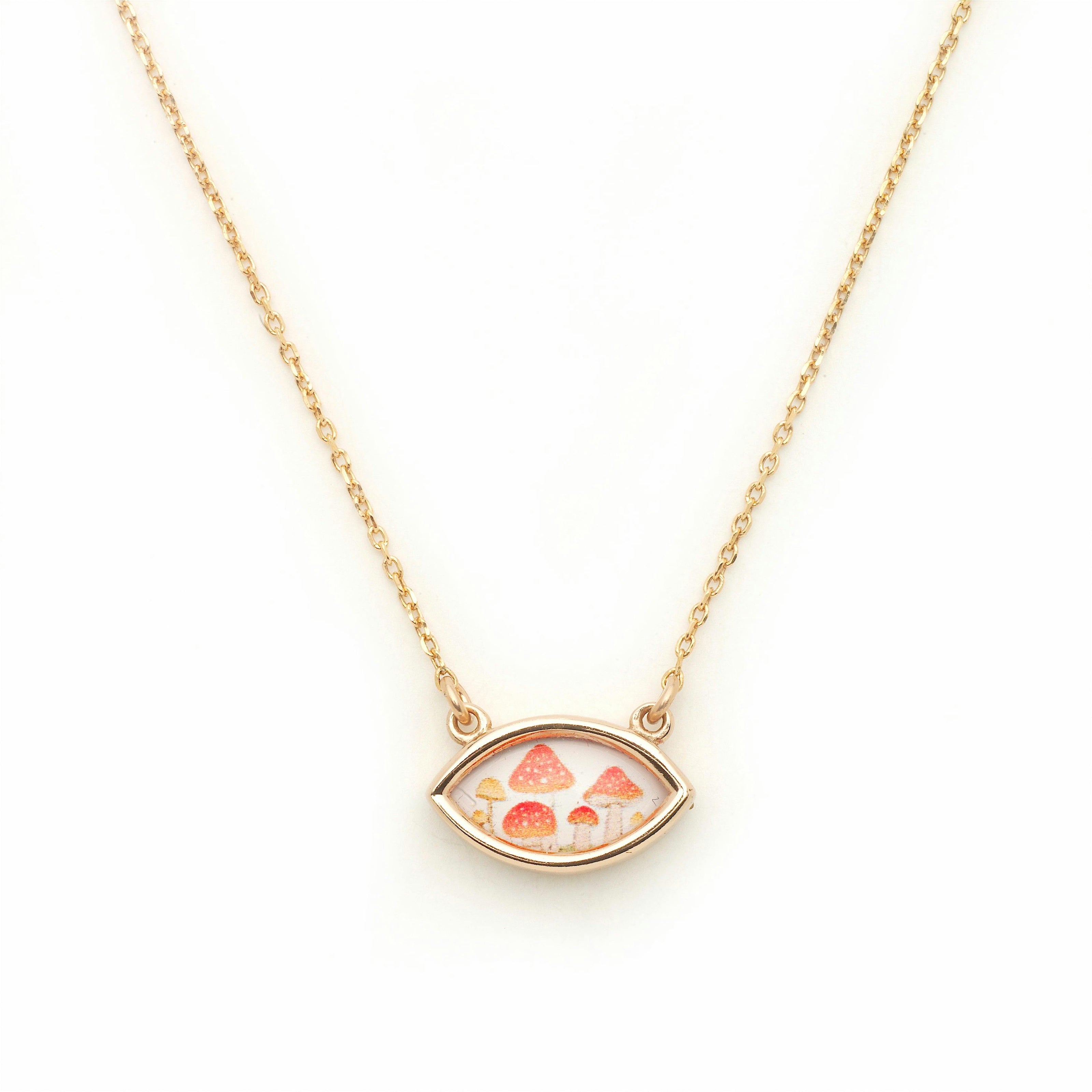 Mushroom Necklace