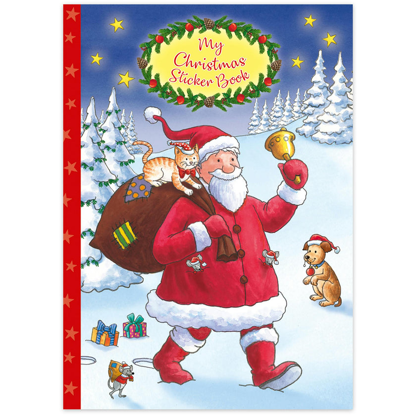 Sticker Book Advent Calendar: Santa