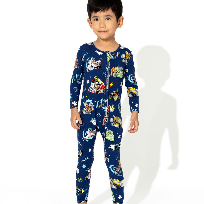 PAW Patrol: The Mighty Movie - Mighty Vehicles Bamboo Convertible Footie