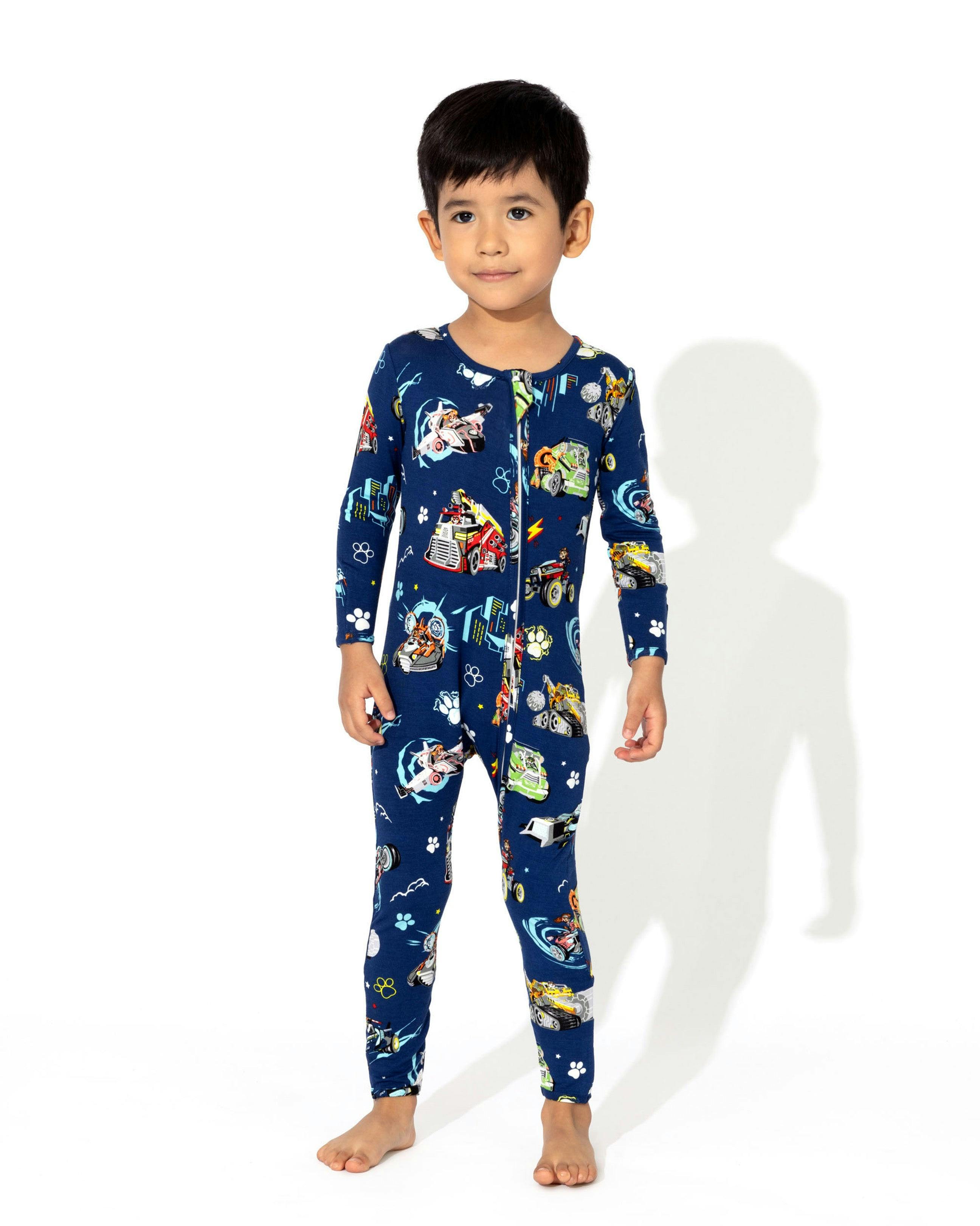 PAW Patrol: The Mighty Movie - Mighty Vehicles Bamboo Convertible Footie
