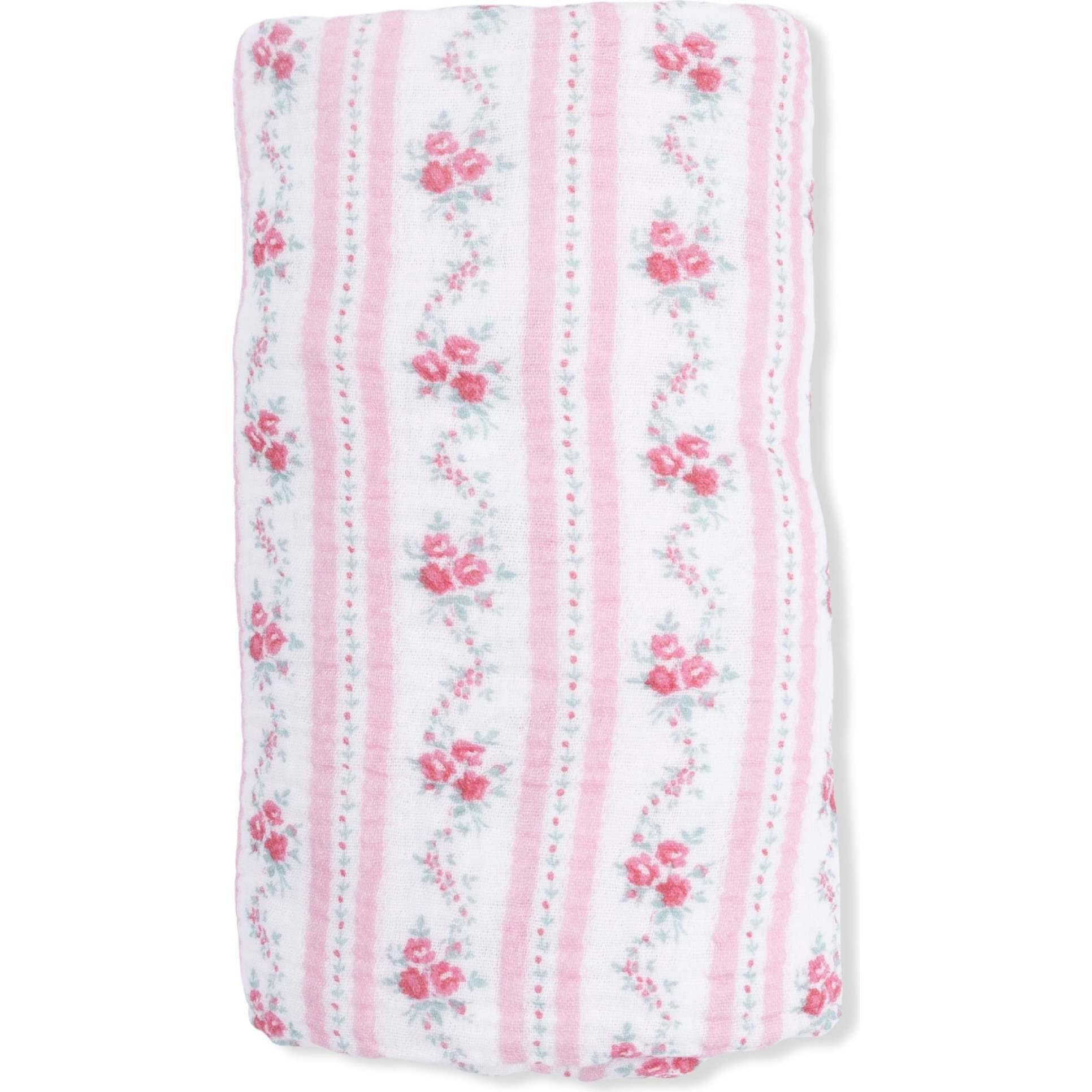 Winding Roses Stripe - Swaddle Blanket