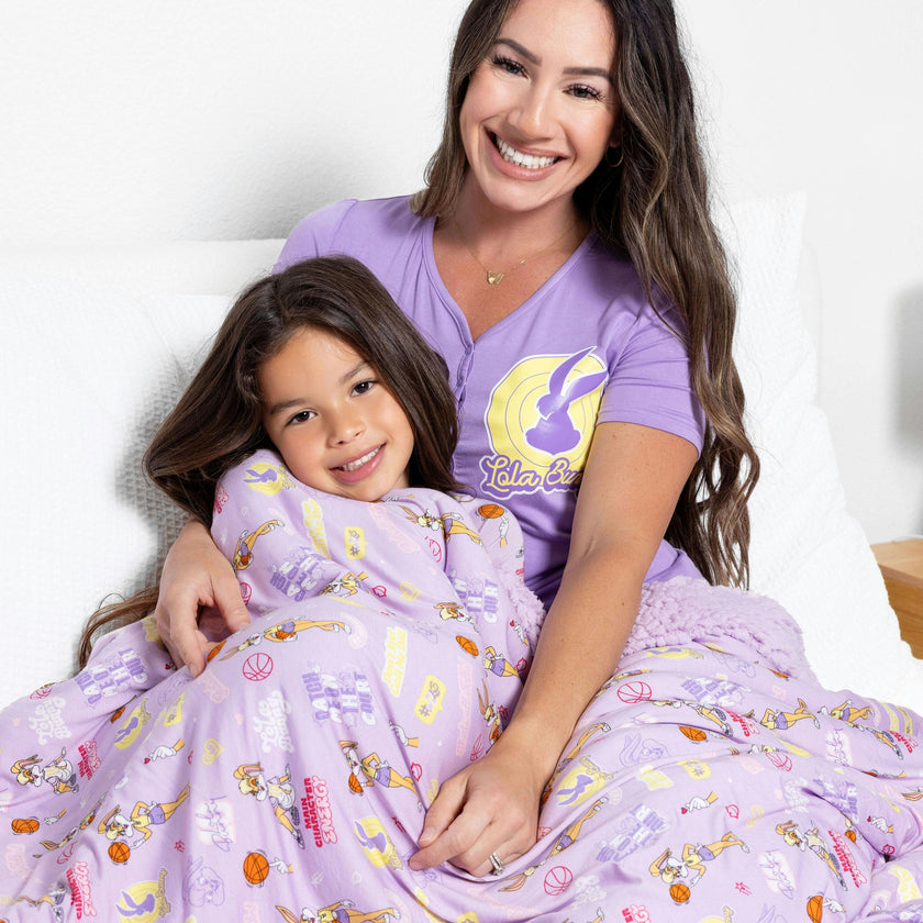 Lola Bunny Bamboo Sherpa Blanket