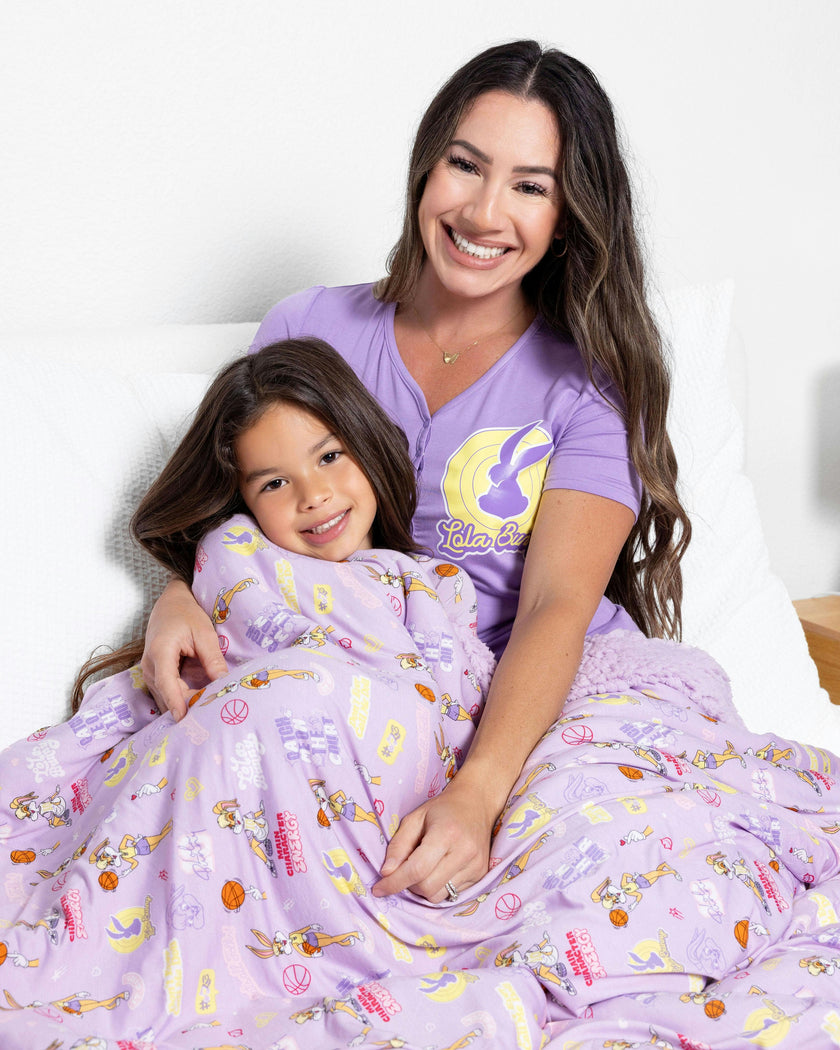 Lola Bunny Bamboo Sherpa Blanket