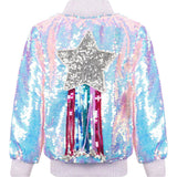 Shooting Star Sequin Bomber
