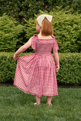 Mini Rayna Dress in Red Gingham