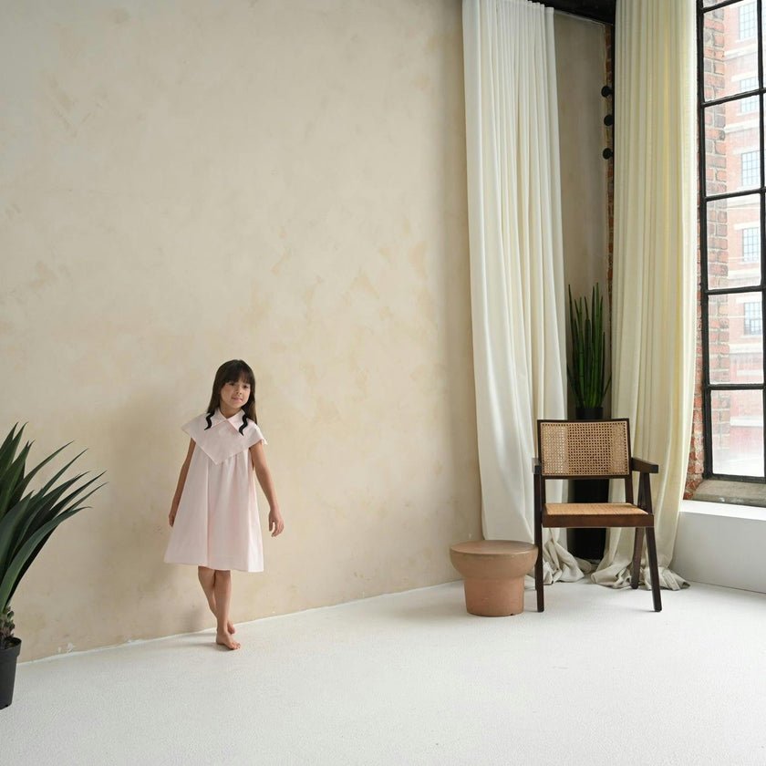 Lara dress (blush pink)