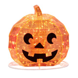 Kurt Adler 6.6-Inch Battery Operated Magical Iridescence Holographic Jack-O-Lantern