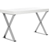 Paley Lacquer & Chrome Desk