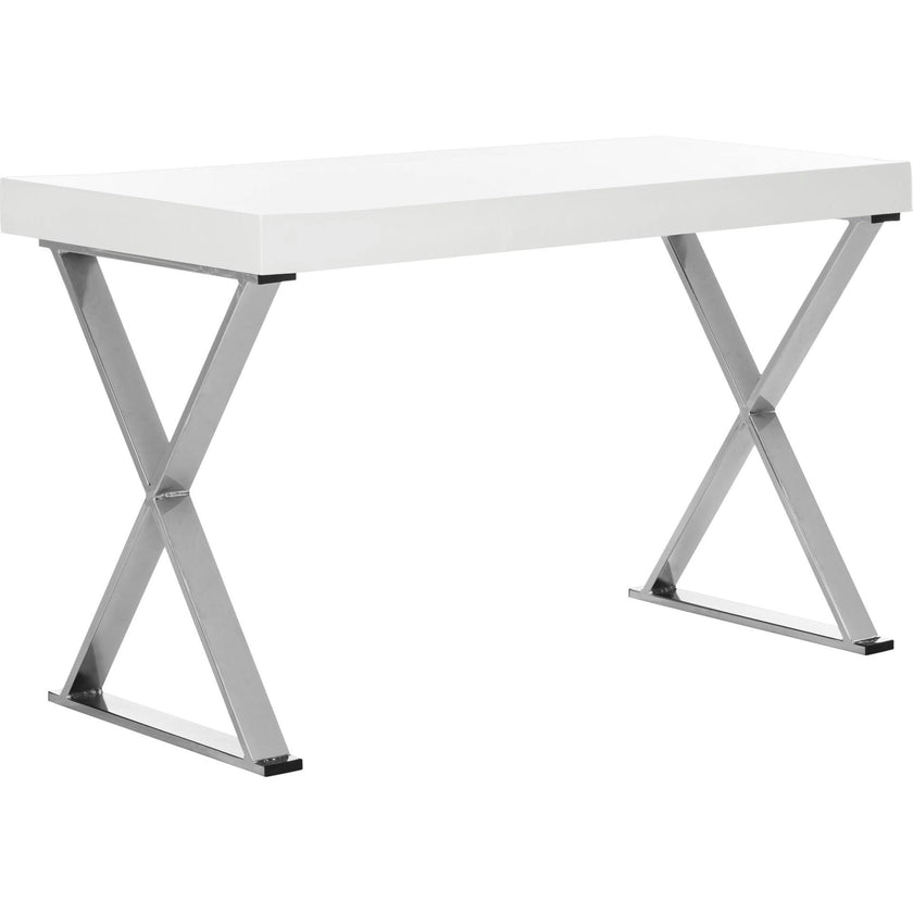 Paley Lacquer & Chrome Desk